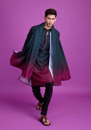 Picture of Delightful Rayon Dark Slate Grey Kurtas