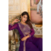 Picture of Fascinating Georgette Purple Western Dress