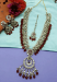 Picture of Stunning Maroon Necklace Set