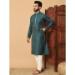 Picture of Appealing Chiffon Sea Green Kurtas