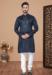 Picture of Appealing Chiffon Navy Blue Kurtas