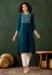 Picture of Pretty Rayon Midnight Blue Kurtis & Tunic