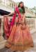 Picture of Good Looking Silk Chocolate Lehenga Choli