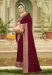 Picture of Enticing Silk Maroon Saree