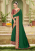 Picture of Shapely Silk Forest Green Saree