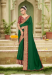 Picture of Shapely Silk Forest Green Saree