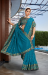 Picture of Pleasing Silk Teal Saree