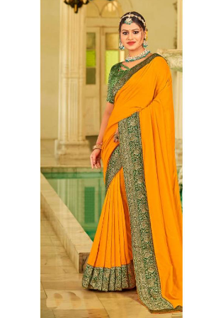 Picture of Admirable Silk Orange Saree