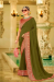 Picture of Marvelous Silk Forest Green Saree