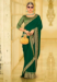 Picture of Graceful Silk Dark Green Saree