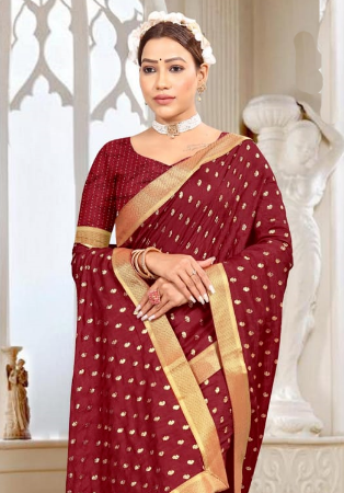 Picture of Admirable Silk Maroon Saree