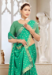 Picture of Well Formed Silk Light Sea Green Saree