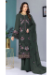 Picture of Georgette Sea Green Straight Cut Salwar Kameez