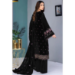 Picture of Fascinating Georgette Black Straight Cut Salwar Kameez