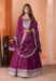 Picture of Chiffon & Silk Purple Readymade Salwar Kameez