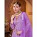 Picture of Georgette Medium Purple Readymade Salwar Kameez