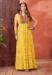 Picture of Fine Georgette Yellow Readymade Gown