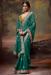 Picture of Shapely Organza Sea Green Saree