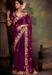 Picture of Good Looking Organza Maroon Saree