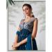 Picture of Magnificent Georgette Navy Blue Anarkali Salwar Kameez