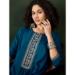 Picture of Splendid Rayon Teal Kurtis & Tunic