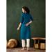 Picture of Splendid Rayon Teal Kurtis & Tunic