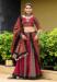 Picture of Lovely Cotton Maroon Lehenga Choli