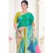 Picture of Elegant Crepe & Silk Light Steel Blue Saree