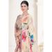 Picture of Fine Crepe & Silk Beige Saree