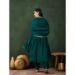 Picture of Appealing Silk Dark Green Readymade Salwar Kameez