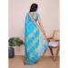 Picture of Sublime Chiffon Turquoise Saree