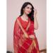 Picture of Gorgeous Chiffon Dark Red Saree