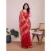 Picture of Gorgeous Chiffon Dark Red Saree