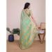 Picture of Well Formed Chiffon Dark Sea Green Saree