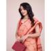 Picture of Exquisite Chiffon Light Salmon Saree