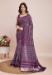 Picture of Beautiful Cotton & Silk Purple Saree