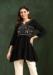 Picture of Resplendent Rayon Black Kurtis & Tunic