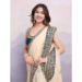 Picture of Amazing Organza Antique White Saree