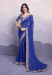 Picture of Nice Georgette Midnight Blue Saree