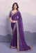 Picture of Graceful Georgette Purple Saree