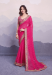 Picture of Good Looking Georgette Medium Violet Red Saree