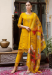 Picture of Amazing Silk Dark Orange Readymade Salwar Kameez