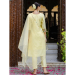 Picture of Beautiful Silk Beige Readymade Salwar Kameez