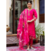 Picture of Shapely Silk Deep Pink Readymade Salwar Kameez