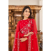 Picture of Splendid Georgette Red Readymade Gown