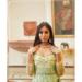 Picture of Fascinating Net Rosy Brown Anarkali Salwar Kameez