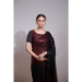 Picture of Amazing Georgette Black Saree