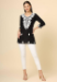 Picture of Comely Rayon Black Kurtis & Tunic