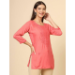 Picture of Nice Rayon Light Pink Kurtis & Tunic