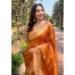 Picture of Elegant Organza Orange Saree